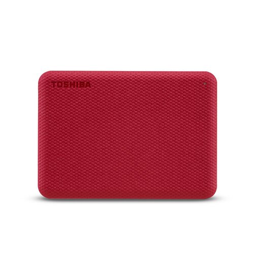Disco Duro Externo Toshiba Canvio Advance – 1TB – USB 3.0 – Windows/Mac – Rojo – HDTCA10XR3AA