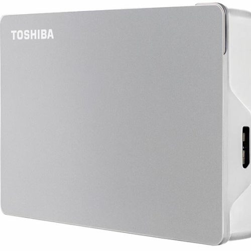 Disco Duro Externo Toshiba Canvio Flex – 2.5″ – 1TB – USB 3.0 – Windows/Mac – Gris – HDTX110XSCAA