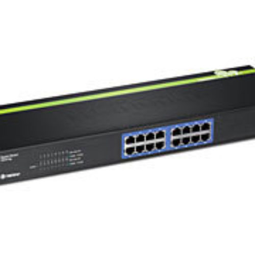 Switch TRENDnet GREENnet – 16 Puertos – Gigabit – No Gestionado – TEG-S16G