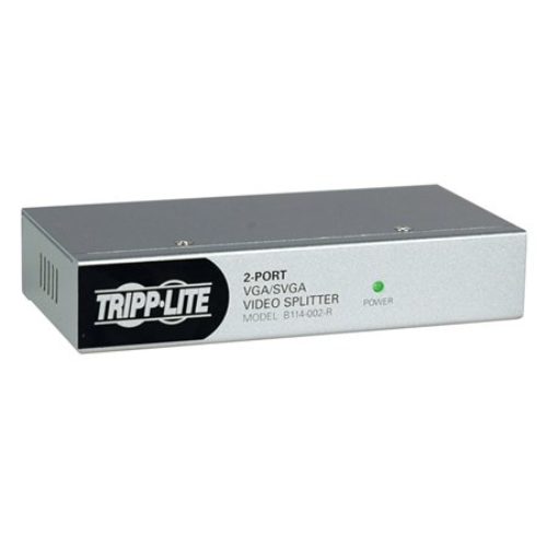 Divisor de Video Tripp Lite VGA/SVGA Tripp Lite – 350MHz – 2 Puertos – B114-002-R