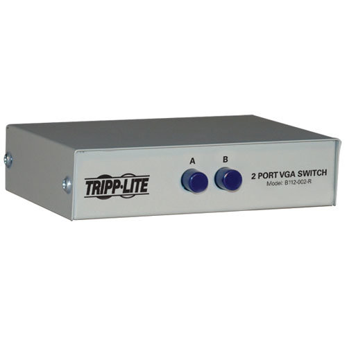 Switch Tripp Lite VGA a SVGA – 2 Puertos – 3 x HD15F – B112-002-R