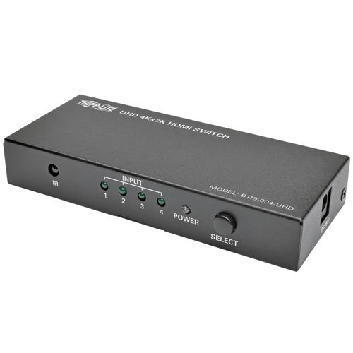 Divisor de Video HDMI Tripp Lite para Video y Audio – 4K – 2K – Control remoto – B119-004-UHD