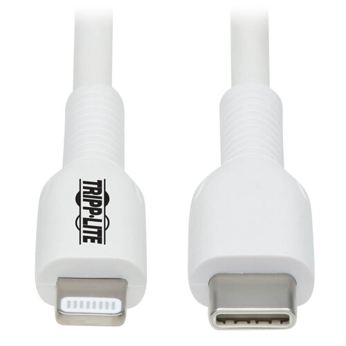 Cable Tripp Lite – Lightning a USB-C – 1m – Blanco – M102-01M-WH
