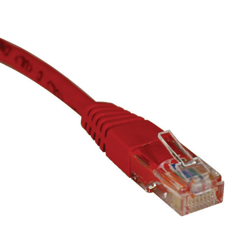 Cable de Red Tripp Lite – Cat5e – RJ-45 – 30cm – Rojo – N002-001-RD