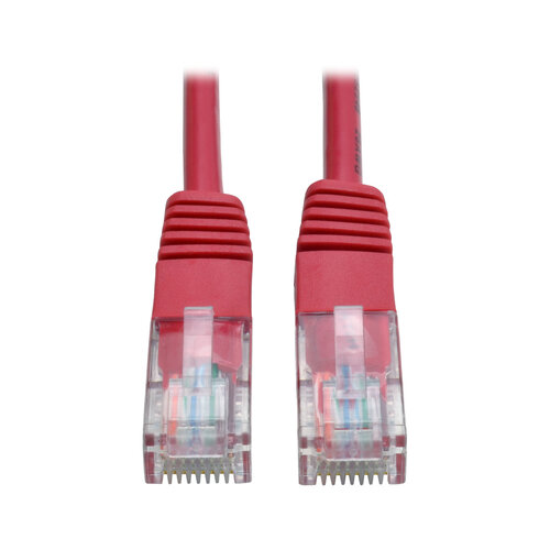 Cable de Red Tripp Lite – Cat5e – RJ-45 – 90cm – Rojo – N002-003-RD
