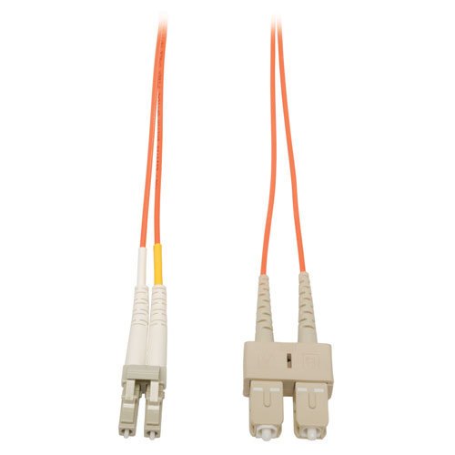 Cable de Fibra Óptica Tripp Lite – LC – SC – Dúplex – Multimodo – 1M – Naranja – N316-01M