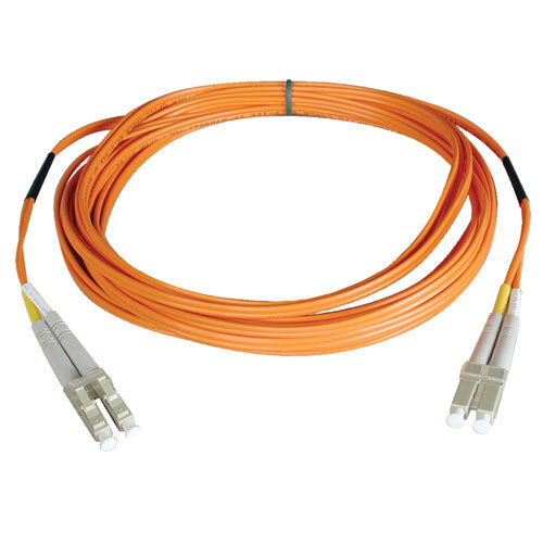 Cable de Fibra Óptica Tripp Lite – LC – Dúplex – Multimodo – 30cm – Naranja – N320-001