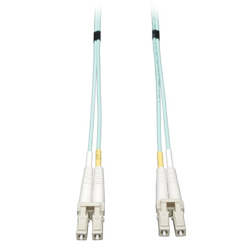 Cable de Fibra Óptica Tripp Lite – LC – Dúplex – Multimodo – 1M – Aqua – N820-01M