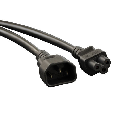 Cable Adaptador para Alimentación de Laptop Tripp Lite P014-006 – C14 a C5 – 2.5A – 100V – 18 AWG – 1.83 m – Negro – P014-006