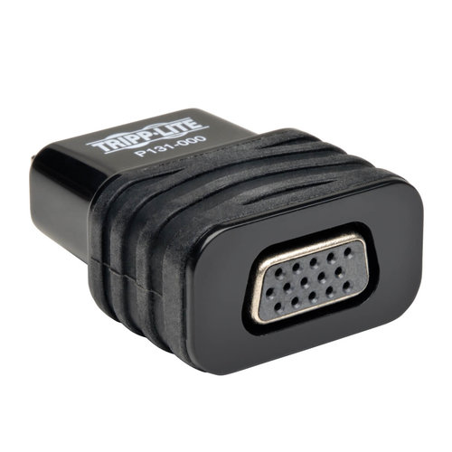 Convertidor Tripp Lite P131-000 – HDMI a VGA – Macho/Hembra – Negro – P131-000