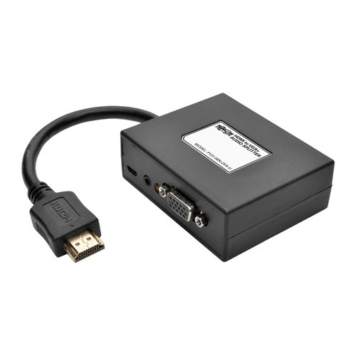 Convertidor Tripp Lite P131-06N-2VA-U – HDMI a VGA – 1080p – Negro – P131-06N-2VA-U