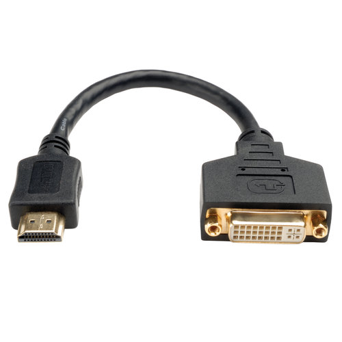 Adaptador Tripp Lite P132-08Nv – DVI-D a HDMI – 20 cm – Negro – P132-08N