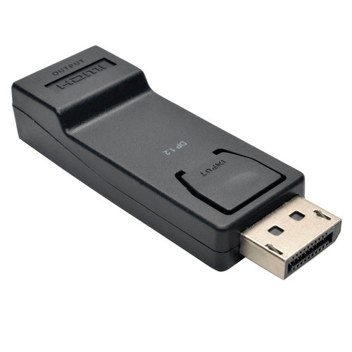 Adaptador Tripp Lite P136-000-UHD-V2 – DisplayPort a HDMI – Macho/Hembra – Negro – P136-000-UHD-V2