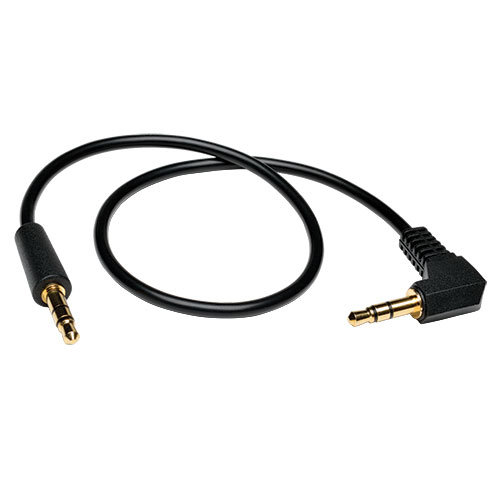 Cable Audio Tripp Lite – Estereo – 3.5mm – Conector en Angulo – 0.91m – P312-003-RA