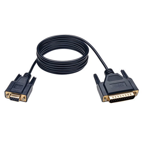Cable Modem Tripp Lite – Nulo Serial – RS232 – Db9 a Db25 – Hembra-Macho – 1.83m – P456-006