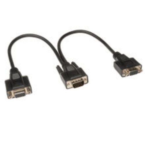 Cable Divisor VGA Tripp Lite – Hd15 Macho a 2 x Hembra – 30cm – P516-001-HR