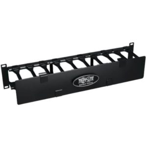Organizador de cables Tripp-Lite Horizontal de 2U de alta capacidad - SRCABLEDUCT2UHD