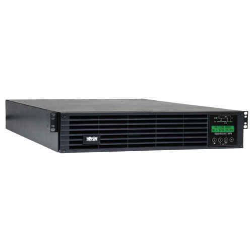 UPS Tripp Lite SmartOnline de Doble Conversión – 3kVA/2700W –  de 2U para Instalación en Rack – 9 Salidas AC – Negro – SU3000RTXLCD2U