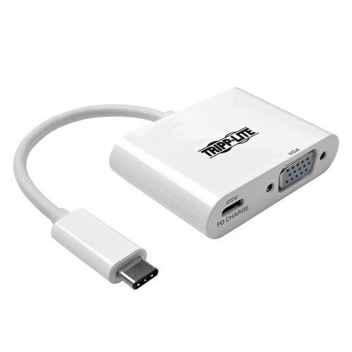 Adaptador Tripp Lite U444-06N-V-C – USB a VGA – Macho/Hembra – Blanco – U444-06N-V-C