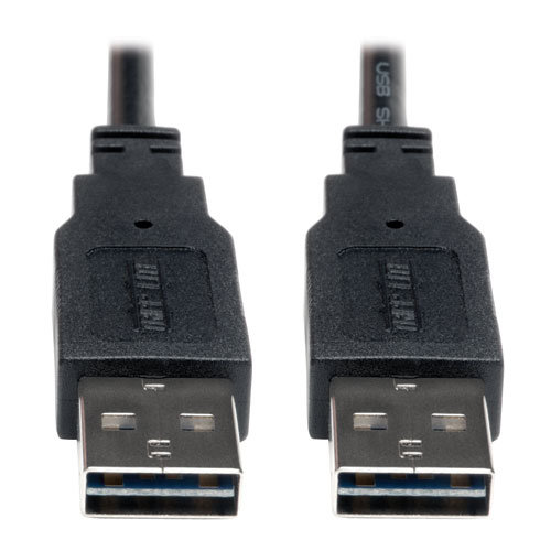 Cable USB Tripp Lite UR020-006 – USB 2.0 – 1.8m – Negro – UR020-006