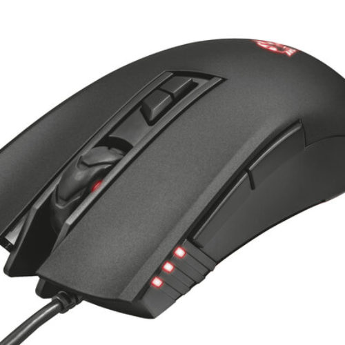 Mouse Gamer Trust GXT 121 Zeebo – Alámbrico – USB – 7 Botones – Negro – 23091