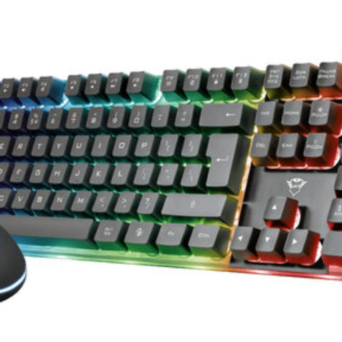 Kit Gamer Trust GXT 838 Azor – Teclado – Mouse – RGB – Alámbrico – Español – 23482
