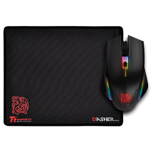 Kit Gamer Tt eSPORTS Talon Elite – Mouse RGB – Mouse Pad – Alámbrico – MO-TER-WDOTBK-01