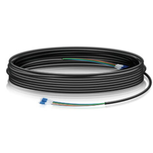 Cable de Fibra Óptica Ubiquiti FC-SM-200 – LC – Monomodo – 60M – Negro – FC-SM-200