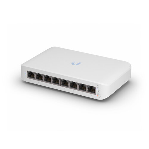 Switch Ubiquiti UniFi Switch Lite 8 PoE – 8 Puertos – Gigabit – PoE – Gestionado – USW-LITE-8-POE