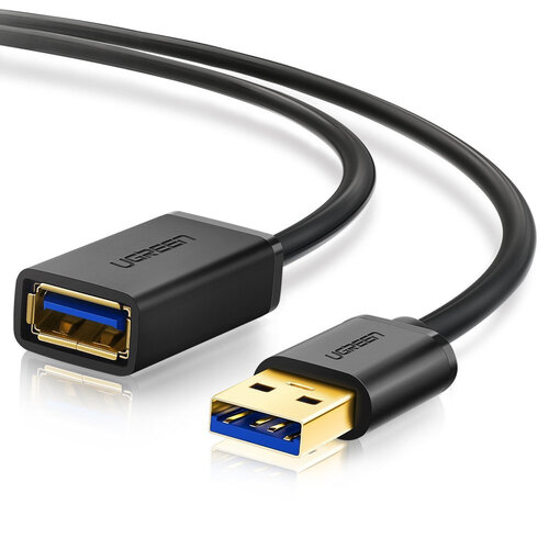 Extensión UGREEN 10368 – USB 3.0 – 1m – Negro – 10368