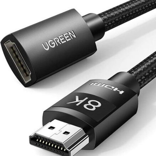 Cable de Extensión Ugreen 40447 – HDMI 2.1 – 1M 28AWG – Negro – 40447