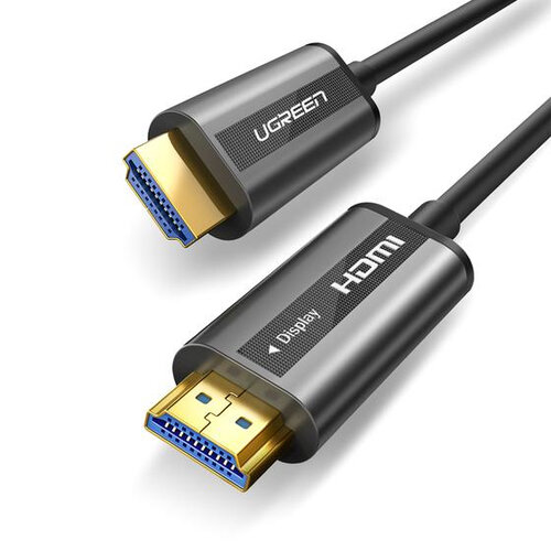 Cable HDMI UGREEN 50215 – 15 Metros – Por Fibra Óptica – 4K – 60Hz – 18Gbps – 50215