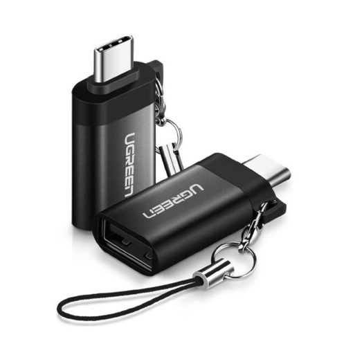 Adaptador UGREEN 50283 – USB-C a USB-A 3.0 – Negro – 50283