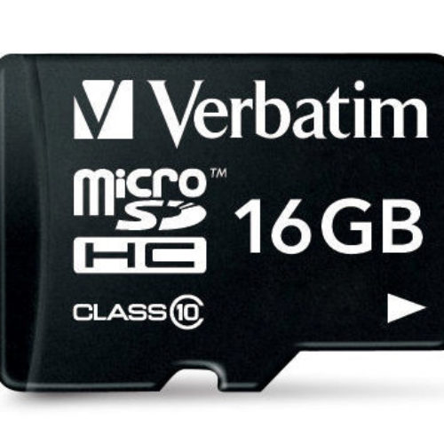 Memoria MicroSDHC Verbatim – 16GB – Clase 10 – UHS-I – C/Adaptador – VB44082