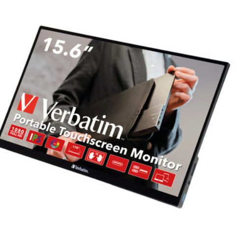 Monitor Verbatim PMT-15 – 15.6″ – Full HD – HDMI – USB-C – 49592