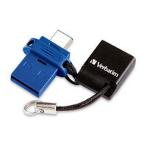 Memoria USB Verbatim 71275 – 128GB – USB 3.5 – USB C – Azul – VB71275