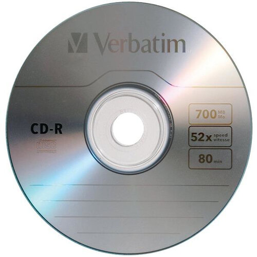 CD-R Verbatim – 52X – 700MB – Paquete de 50 Piezas – 96298