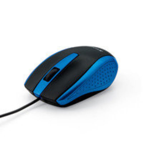 Mouse Verbatim Bravo – Alámbrico – USB – Negro/Azul – 99743