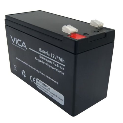 Batería VICA VIC12-7A – 12 V – 7 AH – Para No-Break – 7 AH