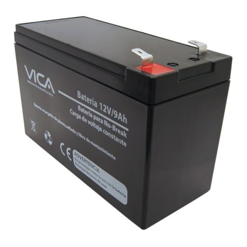 Batería VICA VIC12-9A – 12 V – 9 AH – Para No-Break – 9 AH