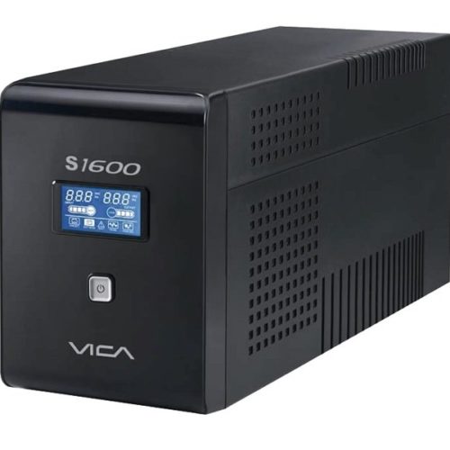UPS VICA – 1600VA/900W – 8 contactos – LCD – S1600