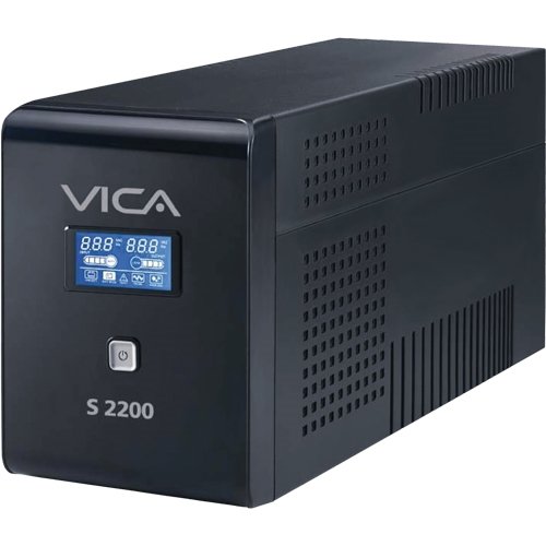 UPS VICA S2200 – 2200VA/1200W – 8 Contactos – LCD – S2200