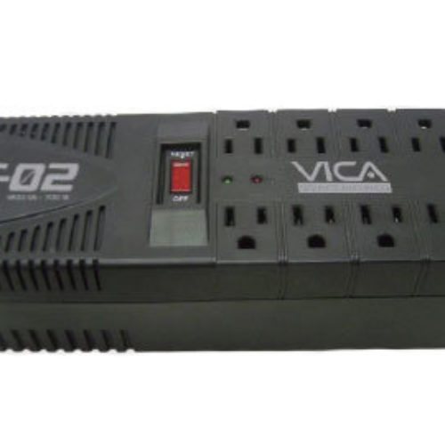 Regulador VICA – 1200VA/700W – 8 Contactos – T-02