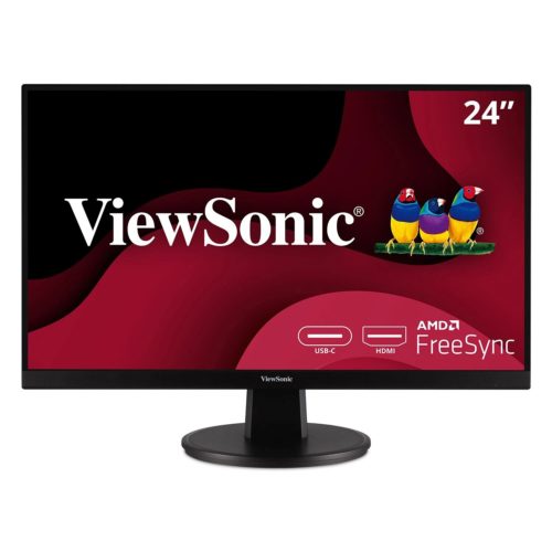 Monitor ViewSonic VA2447-MHU – 23.8″ – Full HD – HDMI – VGA – Altavoces incorporados – VA2447-MHU