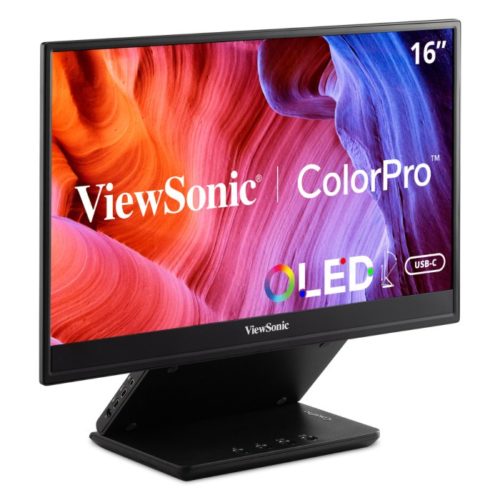 Monitor Portátil ViewSonic VP16-OLED – 16″ – Full HD – Micro HDMI – USB-C – Altavoces incorporados – VP16-OLED