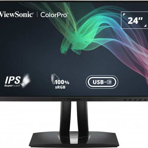 Monitor ViewSonic VP2456 – 24″ – FHD – HDMI – USB – DisplayPort – Altavoces incorporados – VP2456