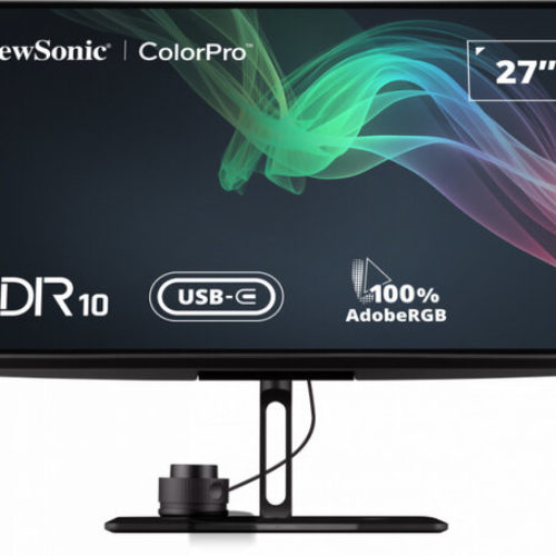 Monitor ViewSonic ColorPro – 27″ – 4K Ultra HD – HDMI – DisplayPort – USB – Altavoces incorporados – VP2786-4K