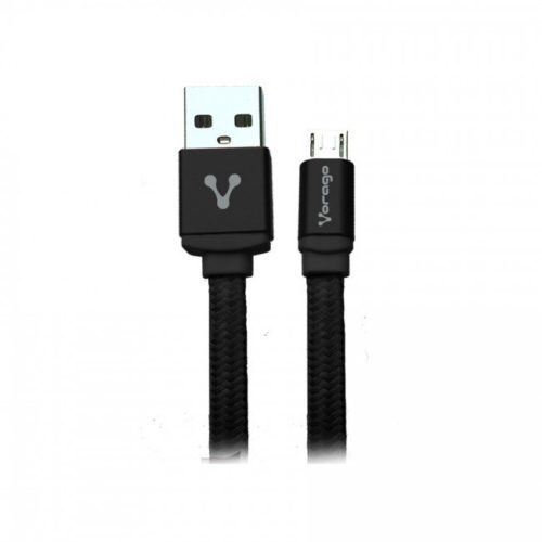 Cable USB Vorago CAB-113 – USB 2.0 a Micro USB – 1m – Negro – En Bolsa – CAB-113-NEGRO