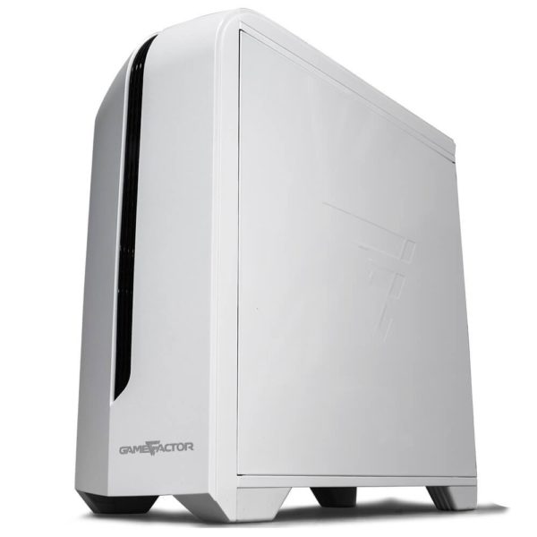 Gabinete Game Factor CSG500 - Micro-ATX / Mini-ITX - Ventana Lateral - Blanco - CSG500-WT