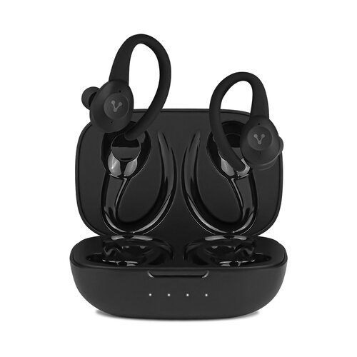 Auriculares Vorago Earbuds BT 500 PLUS – Inalámbrico – Bluetooth – Micrófono – Negro – ESB-500-PLUS